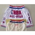 Men's NBA White 2003 All Star Just Don Shorts