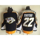 Men's Nashville Predators #22 Jordin Tootoo Black Throwback Jersey