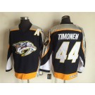 Men's Nashville Predators #44 kimmo Timonen Black Throwback Jersey