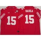 Men's Nebraska Huskers #15 Dylan Raiola Red College Football Jersey