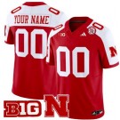 Men's Nebraska Huskers Custom Limited Red Alternate FUSE College Football Jersey