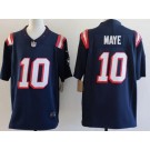 Men's New England Patriots #0 Christian Gonzalez Limited Navy Fashion FUSE Vapor Jersey