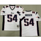 Men's New England Patriots #54 Tedy Bruschi White 1996 Throwback Jersey