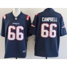 Men's New England Patriots #66 Will Campbell Limited Navy Vapor Jersey