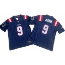 Men's New England Patriots #9 Matt Judon Limited Navy FUSE Vapor Jersey