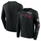 Men's New England Patriots Black High Whip Pitcher Sweatshirts