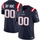 Men's New England Patriots Customized Limited Navy FUSE Vapor Jersey