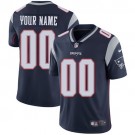 Men's New England Patriots Customized Limited Navy Vapor Untouchable Jersey