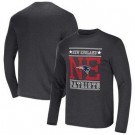Men's New England Patriots Dark Gray NFL x Darius Rucker Collection Long Sleeve T Shirt