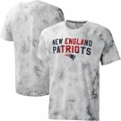 Men's New England Patriots Gray Resolution Tie Dye Raglan T Shirt