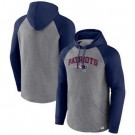 Men's New England Patriots Navy By Design Raglan Pullover Hoodie