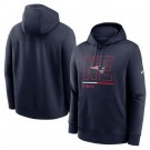 Men's New England Patriots Navy City Code Club Fleece Pullover Hoodie