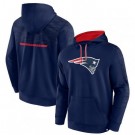 Men's New England Patriots Navy Defender Evo Pullover Hoodie