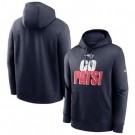 Men's New England Patriots Navy Fan Gear Local Club Pullover Hoodie