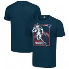 Men's New England Patriots Navy Graphic Shield Logo T Shirt