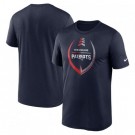 Men's New England Patriots Navy Icon Legend Performance T Shirt