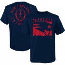 Men's New England Patriots Navy Liquid Camo Logo T Shirt