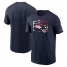 Men's New England Patriots Navy Local Essential T Shirt