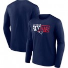 Men's New England Patriots Navy NFL x Bud Light Long Sleeve T Shirt