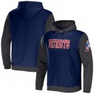 Men's New England Patriots Navy NFL x Darius Rucker Collection Colorblock Pullover Hoodie