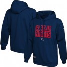 Men's New England Patriots Navy School of Hard Knocks Pullover Hoodie