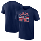 Men's New England Patriots Navy Standard Arch Stripe T Shirt