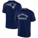 Men's New England Patriots Navy Super Soft Short Sleeve T Shirt