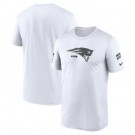 Men's New England Patriots White 2024 Salute To Service Legend Performance T Shirt