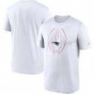 Men's New England Patriots White Legend Icon T-Shirt