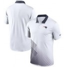 Men's New England Patriots White Navy Vapor Performance Polo