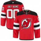 Men's New Jersey Devils Customized Red Fanatics Authentic Jersey