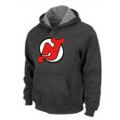Men's New Jersey Devils Dark Gray Printed Pullover Hoodie