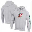 Men's New Jersey Devils Gray Champion O&B Capsule II Pullover Hoodie