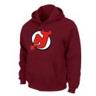 Men's New Jersey Devils Red Printed Pullover Hoodie