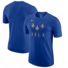 Men's New Orleans Pelicans Blue City Printed T Shirt 211004