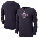 Men's New Orleans Pelicans Brown 2022 City Edition Essential Expressive Long Sleeve T-Shirt