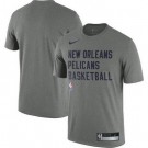Men's New Orleans Pelicans Gray Sideline Legend Performance Practice T Shirt