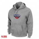 Men's New Orleans Pelicans Grey Printed Pullover Hoodie