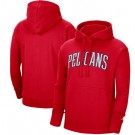 Men's New Orleans Pelicans Red Statement Edition Fleece Pullover Hoodie