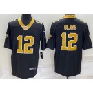 Men's New Orleans Saints #12 Chris Olave Limited Black Vapor Jersey