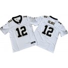Men's New Orleans Saints #12 Chris Olave Limited White FUSE Vapor Jersey