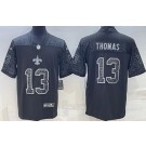 Men's New Orleans Saints #13 Michael Thomas Limited Black RFLCTV Jersey