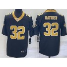 Men's New Orleans Saints #32 Tyrann Mathieu Limited Black Vapor Jersey