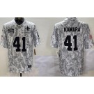 Men's New Orleans Saints #41 Alvin Kamara Limited Arctic Camo 2024 Salute to Service Jersey