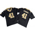 Men's New Orleans Saints #41 Alvin Kamara Limited Black FUSE Vapor Jersey