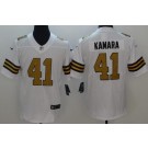 Men's New Orleans Saints #41 Alvin Kamara Limited White Rush Color Jersey