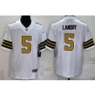 Men's New Orleans Saints #5 Jarvis Landry Limited White Rush Color Jersey