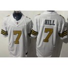Men's New Orleans Saints #7 Taysom Hill Limited White Alternate FUSE Vapor Jersey