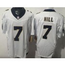 Men's New Orleans Saints #7 Taysom Hill Limited White FUSE Vapor Jersey