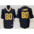 Men's New Orleans Saints #80 Jarvis Landry Limited Black Vapor Jersey